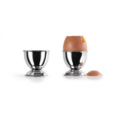SET 2 SOPORTES INOX PARA HUEVO HERVIDO - IBILI