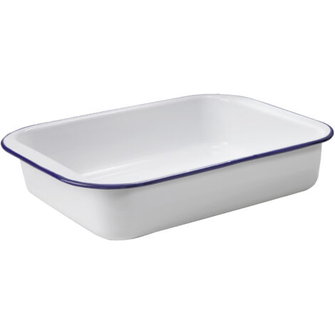 FUENTE HORNO BLANCA 37X24X7,30CM