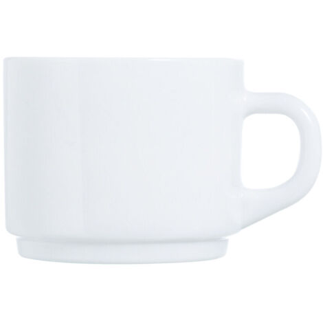 Taza Mug Luminarc Blanco Vidrio (22 Cl)