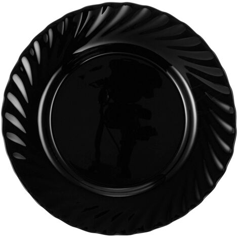Plato Llano Luminarc Negro Vidrio (Ø 24,5 cm) 0883314253993 S2705793 Luminarc (1/4)