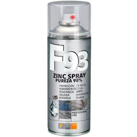 Spray profesional con F93 Zinc 400 ml de Faren, código 973003.