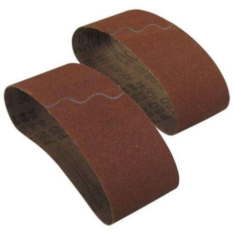 INTERFLEX AC411X.75.533.100 - Caja de 10 bandas de 75x533 mm para lijadora portátil óxido de aluminio (grano 100)