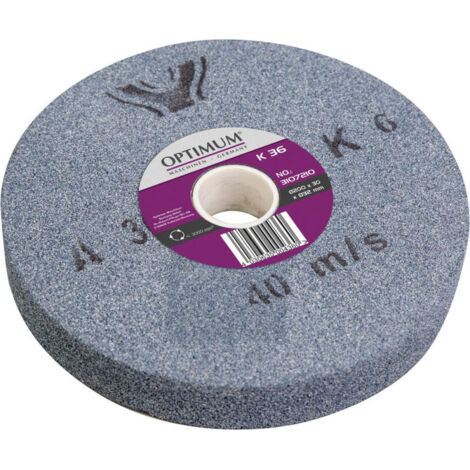 Muelas de recambio corindón normal fino K 80 Ø 200 x 30 Ø 32 mm OPTIMUM