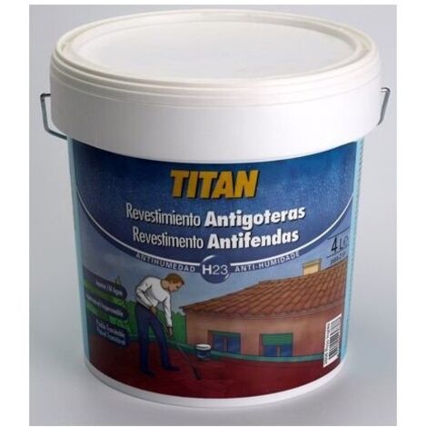 Pintura Antigoteras Acrilico 15 Lt Ro/In Semi-Mate Ext. Titan