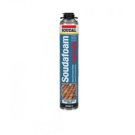 ESPUMA PARA TEJAS PISTOLA TERRACOTA 750 ML SOUDAFOAM - SOUDAL