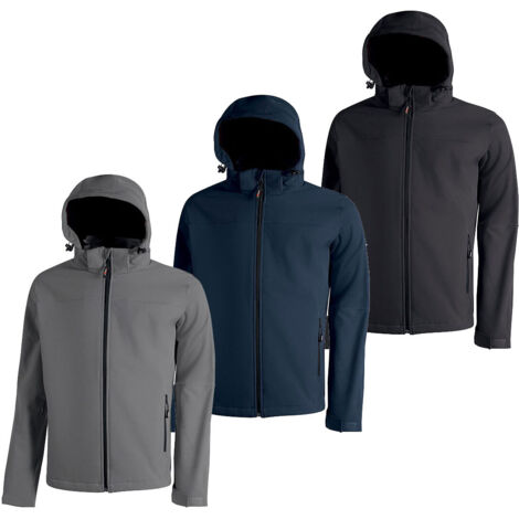 Chaqueta de trabajo U-Power Kyra Softshell - XL - Negro