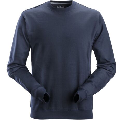 SUDADERA CLASICA AZUL MARINO T-M - AGHASA SNICKERS