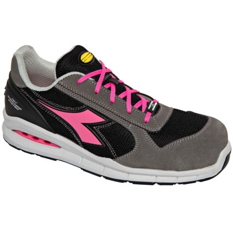 Utility Diadora Zapato Trabajo Run Net Airbox Sandal S1P Src Negro Antracita 40