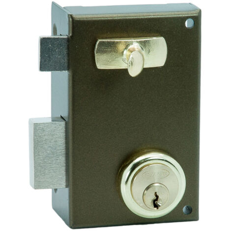 Cerradura sobreponer ILARGI 56A 70mm HE izquierda redondo
