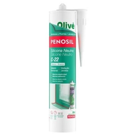 Silicona neutra construccion c-22 300 ml negro penosil
