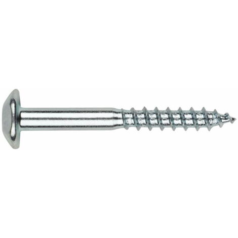 Caja de 100 - Tornillo inviolable - Huella Torx - Zincada 6 x 40 mm