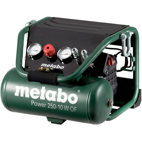 Metabo Power 250-10 W OF Compresor de aire 10L 250W