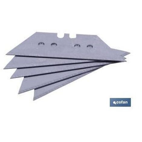 PACK 5 CUCHILLAS TRAPEZOIDALES 60MM-COFAN