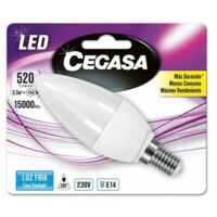 Bombilla de led Cegasa Vela E14 5,5w fr�a