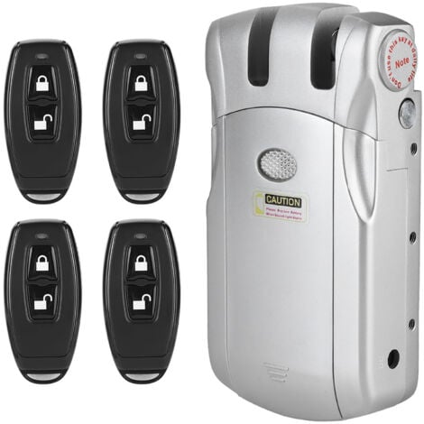 Eosnow Serratura elettronica con telecomando wireless senza chiave invisibile WAFU