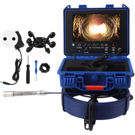 Daxiongmao Endoscopi, Telecamera Ispezione Tubi IPS Da 4,3", IP67 Impermeabile T - Foto 11