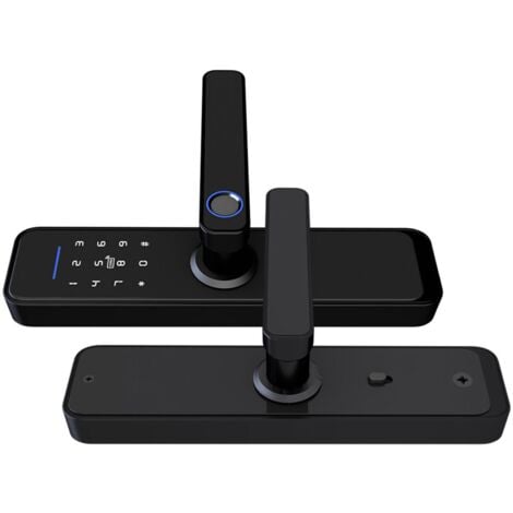 Eosnow Serratura elettronica intelligente per porta, tastiera touch, password, scheda IC, impronta digitale, accesso alla sicurezza domestica