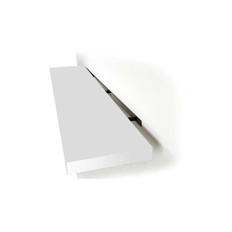 Balda Pared Blanca Oculta 100x24x4cm
