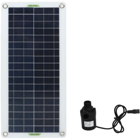 Eosnow  Kit de bomba de agua Solar, 30W, silicio policristalino, 800L por hora, bomba de agua de energía Solar para RV, invernadero, Camping