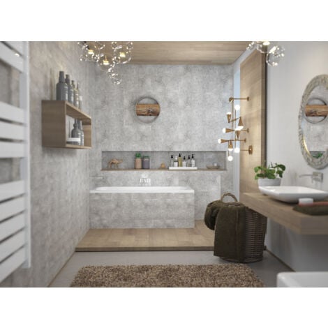 Badewanne Rechteck 160x70  mit Wannenträger, Ablaufgarnitur & Füßen GRATIS - Komplettset 4in1 Original Acryl Wanne Siphon - BADLAND CLASSIC