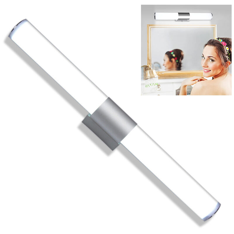 Lampe pour Miroir de salle de bain - 16W LED Applique 40 CM, lumière blanche,bain lampe de maquillage éclairage mural étanché