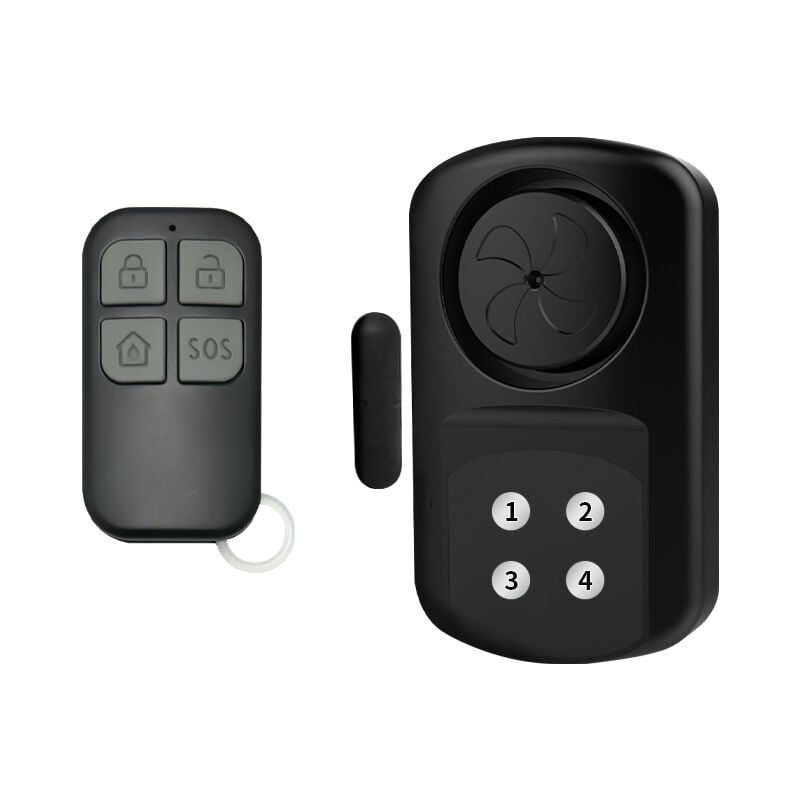 Alarme Maison Sans Fil Anti-Intrusion Systeme de Securite - Waterproof 4 modes 140 dB