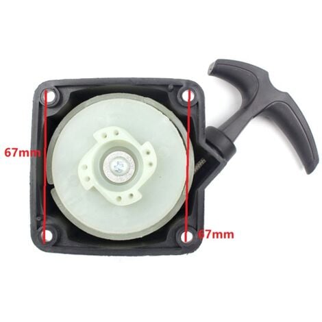 Lanceur De Démarreur De Démarrage + 40-5 Pull Panel pour Débroussailleuse Whipper Snipper Strimmer,Superma,noir,1 pièce,Distance du trou 67mm