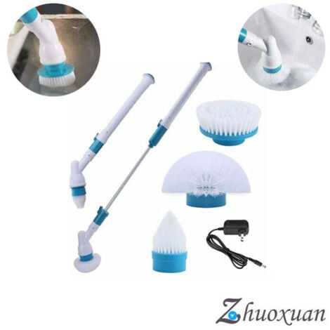 Gommage Turbo Brosse De Nettoyage Électrique Sans Fil Épurateur De Nettoyage À Rotation 360 ° 2020