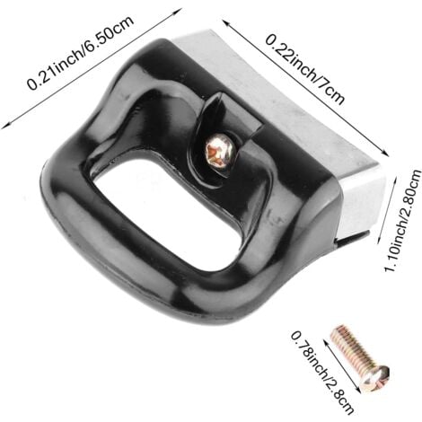 READCLY-2 Pcs Poignée pour Autocuiseur Poignée de Support Latérale pour Autocuiseur Poignées en Bakélite Noires de Remplacement avec Poignée en Bakélite pour Casseroles