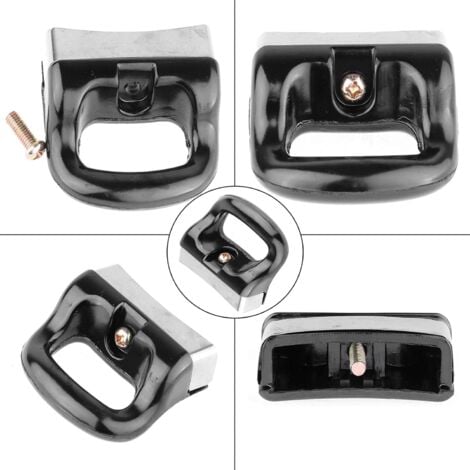 READCLY-2 Pcs Poignée pour Autocuiseur Poignée de Support Latérale pour Autocuiseur Poignées en Bakélite Noires de Remplacement avec Poignée en Bakélite pour Casseroles