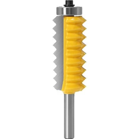 Fraise pour défonceuse, affleureuse et toupie,8 mm Shank panneau surélevé « V » Bits joint entures Colle Fraise for bois Tenon Boiseries cône Tenon fraisage Tenoning machine (Size : 8 x 55)