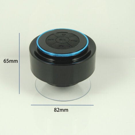 Haut-parleur de douche Enceinte Bluetooth Étanche Radios de Douche Haut-Parleur Portable pour Douche Camping Voiture Voyage paires à tous les appareils Bluetooth Samsung PC iPhone