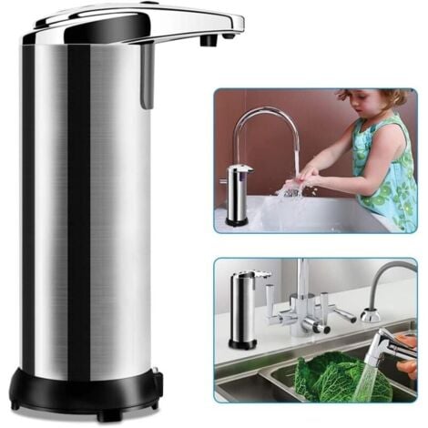 Distributeur de Savon Automatique avec capteur Infrarouge et Base étanche Touchless