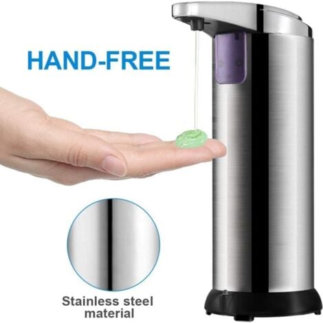 Distributeur de Savon Automatique avec capteur Infrarouge et Base étanche Touchless