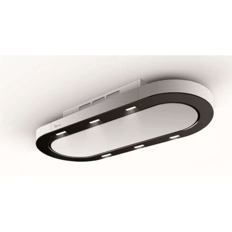 CAMPANA UNIKA FREE cm. 120X50 - Blanca y Negra - 900 m³/h