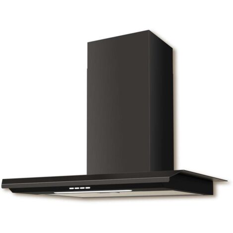 CAMPANA LIVING cm. 90 - Negra - 800 M3/h (1/2)