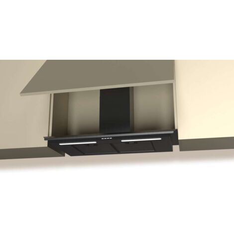 CAMPANA LIVING - IN  cm. 45 - NEGRA - 700 m3/h