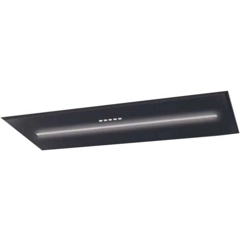 CAMPANA BLOCK LINE - cm. 52 - Negro galvanizado - 800 m3/h