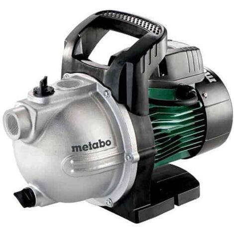 Metabo – Pompe de surface 600964000 – Débit 4000 l/h – Hauteur de refoulement max 46 m – Moteur à condensateur – Corps fonte grise (1/10)