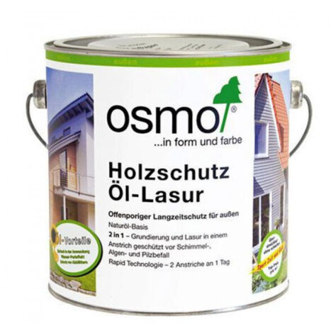 OSMO Holzschutz ael-Lasur (lasure pour bois) 2,5 litres Incolore mat (701) (1/3)
