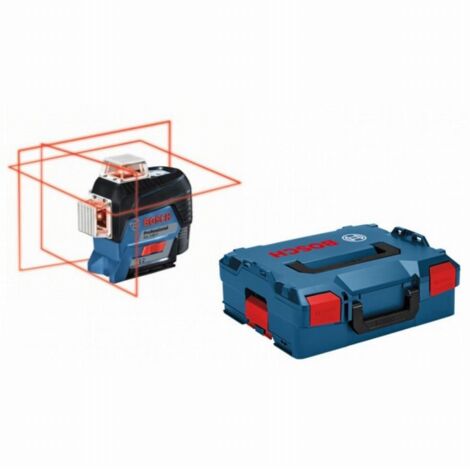 Bosch Accessoires - Laser linéaire, portée de 120 m, avec accessoires 0601063R03