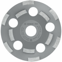 Bosch – Disque diamant pour meuleuse 125 mm – Diamètre alésage 22,23 mm – Balourd 50 g/mm – Pour béton et chapes – 2608602553