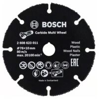 Bosch – Disque à lamelles pour meuleuse 2608623011 – 76mm x 10mm x 1mm – Pour métaux non ferreux et bois – Coupe nette sans éclat