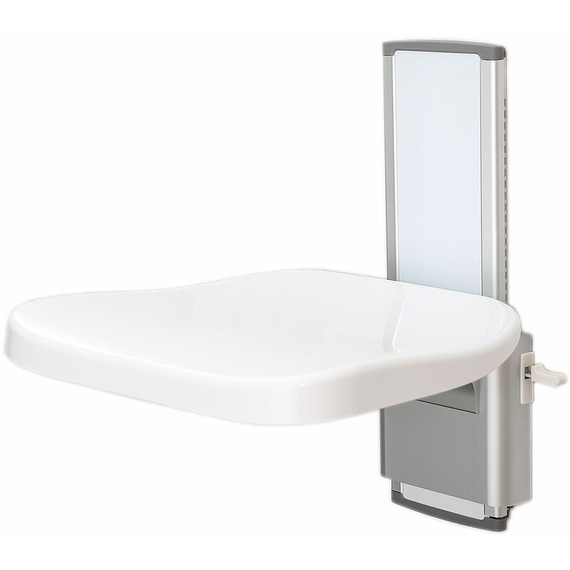 Asiento Seguridad Abatible bañoducha excelshower plegable pared regulable capacidad de carga hasta 150 kg silla ducha