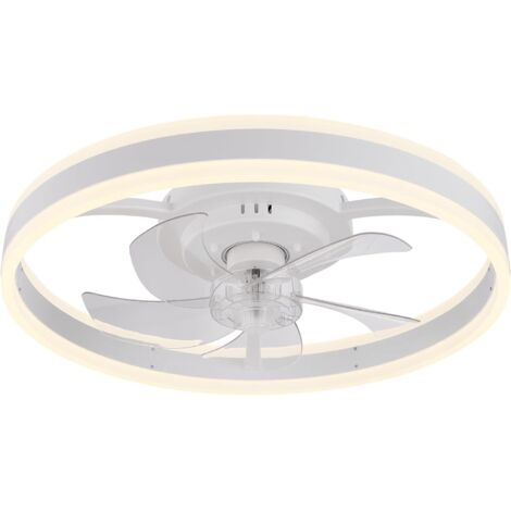 Ventilador Plafón de Techo con Luz Led MAX AIR  Ø 50 cm  Blanco