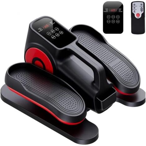 Mini Elíptica Pedales Eléctricos Portátil  Ejercitador Piernas  Rojo
