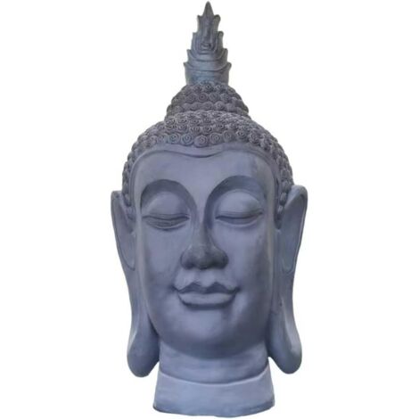 Cabeza Buda 115 cm decorativa Zen Oriental para Jardin (1/3)