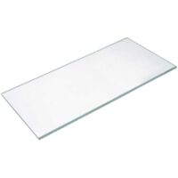 Cristal mesa para caballete estudio blanco Color: Blanco - Blanco