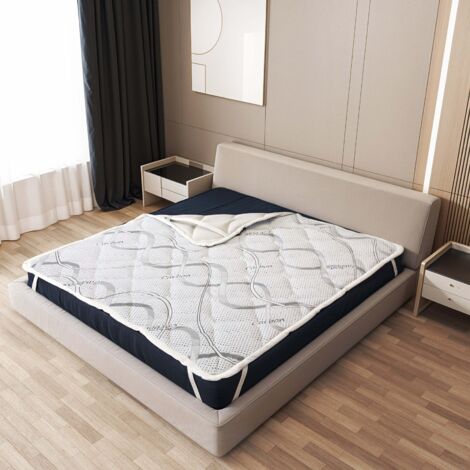 The White Stone Protège-Matelas 90 x 190 cm avec Élastiques Respirant et Hypoallergénique Facilement Lavable et Résistant à l’Usure