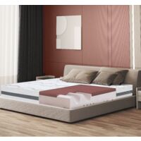 Memory Foam-Matratze 100 x 210 Höhe 27cm Hypoallergener und atmungsaktiver Stoff Orthopädische und ergonomische Eigenschaften Hergestellt in Italien